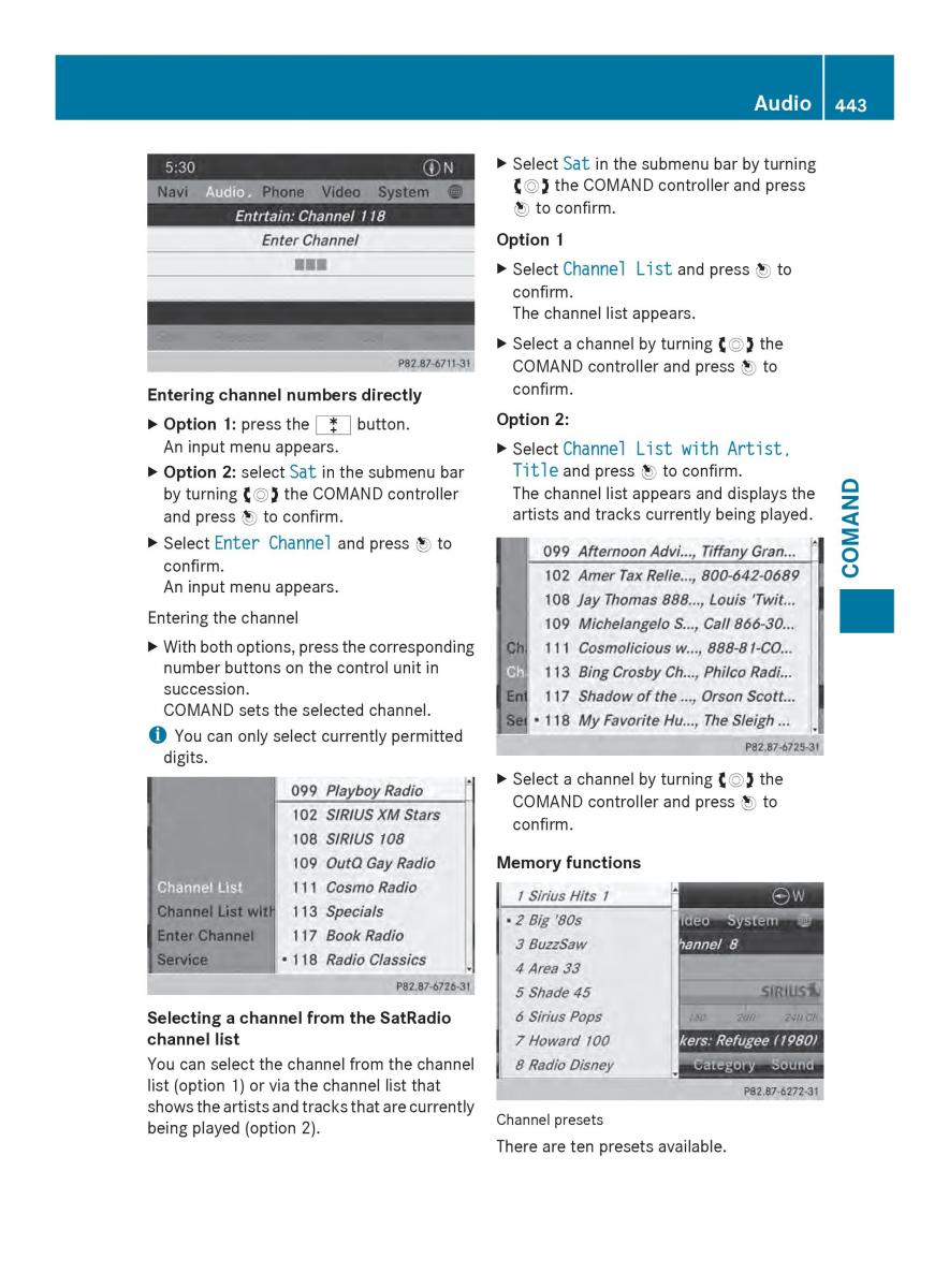 Mercedes Benz SL R231 owners manual / page 445