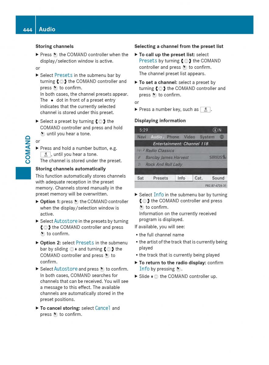 Mercedes Benz SL R231 owners manual / page 446