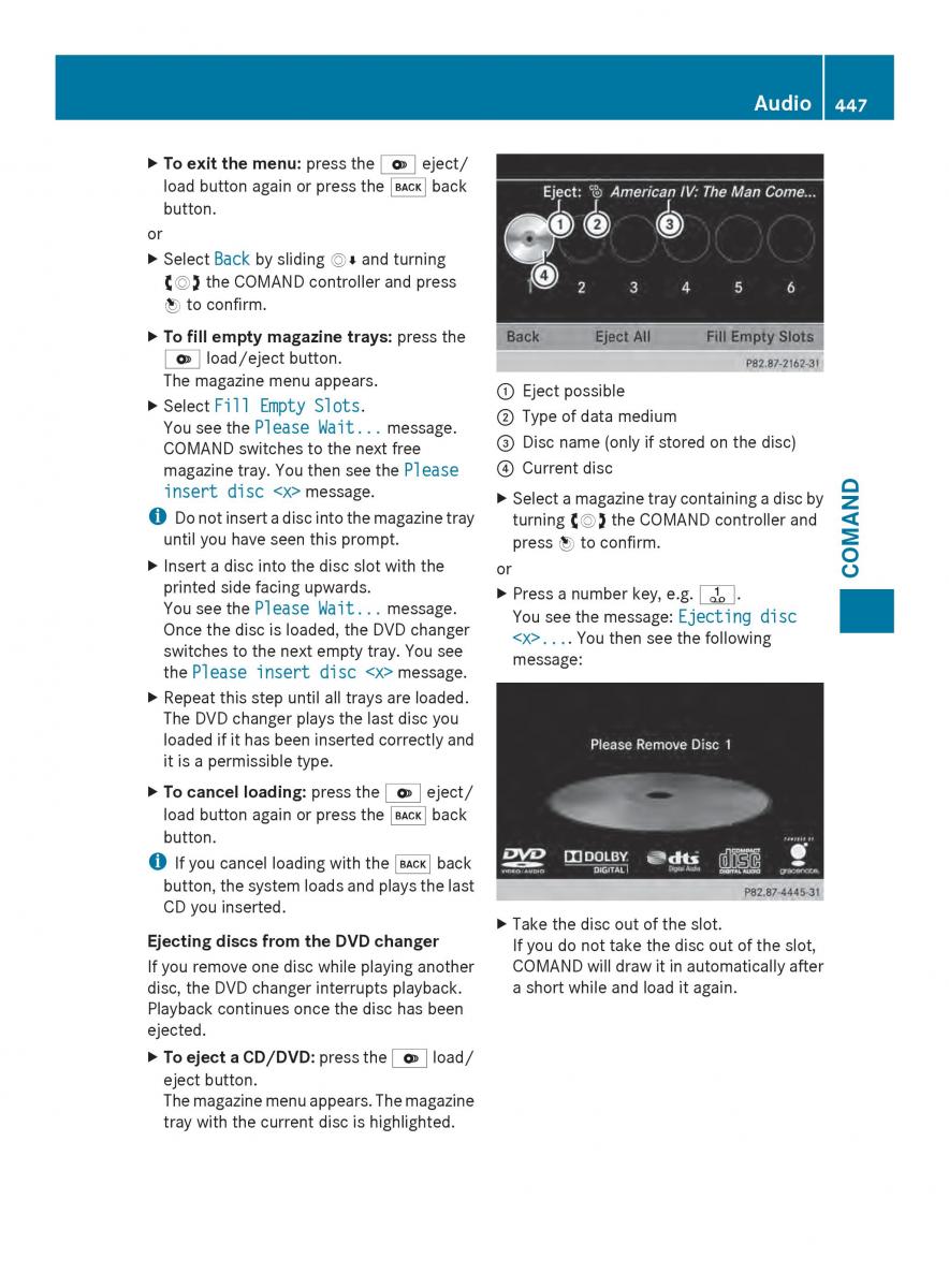 Mercedes Benz SL R231 owners manual / page 449