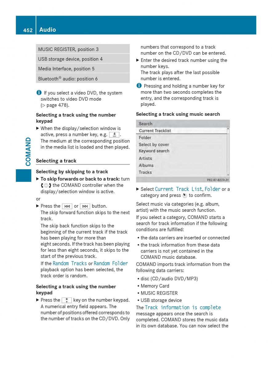 Mercedes Benz SL R231 owners manual / page 454