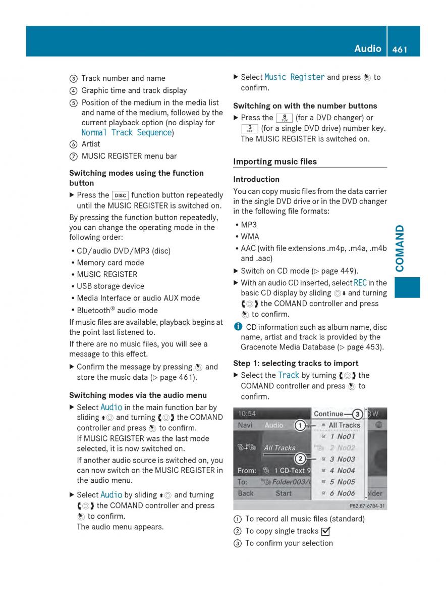 Mercedes Benz SL R231 owners manual / page 463