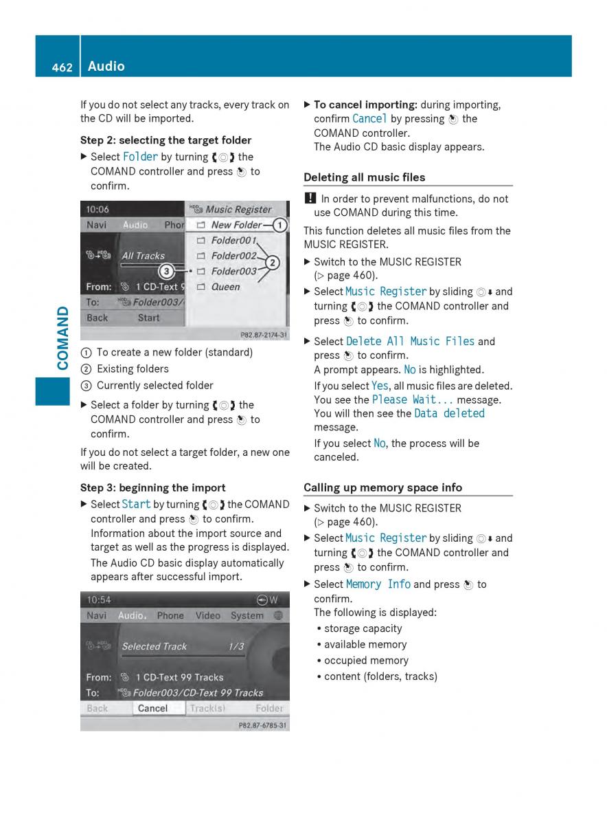 Mercedes Benz SL R231 owners manual / page 464