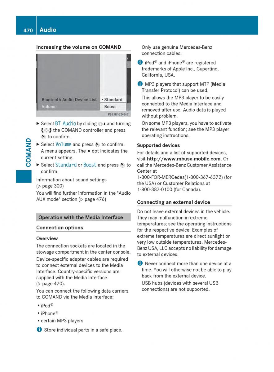 Mercedes Benz SL R231 owners manual / page 472