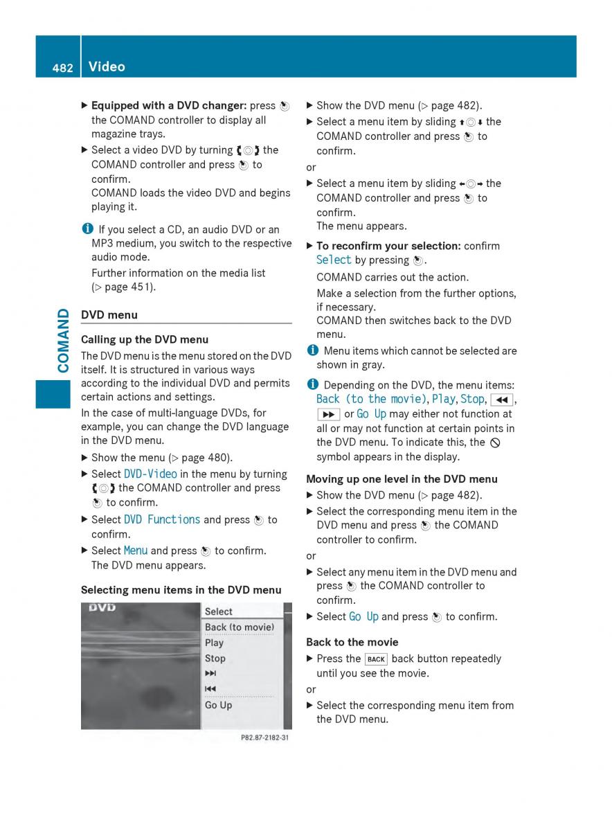 Mercedes Benz SL R231 owners manual / page 484