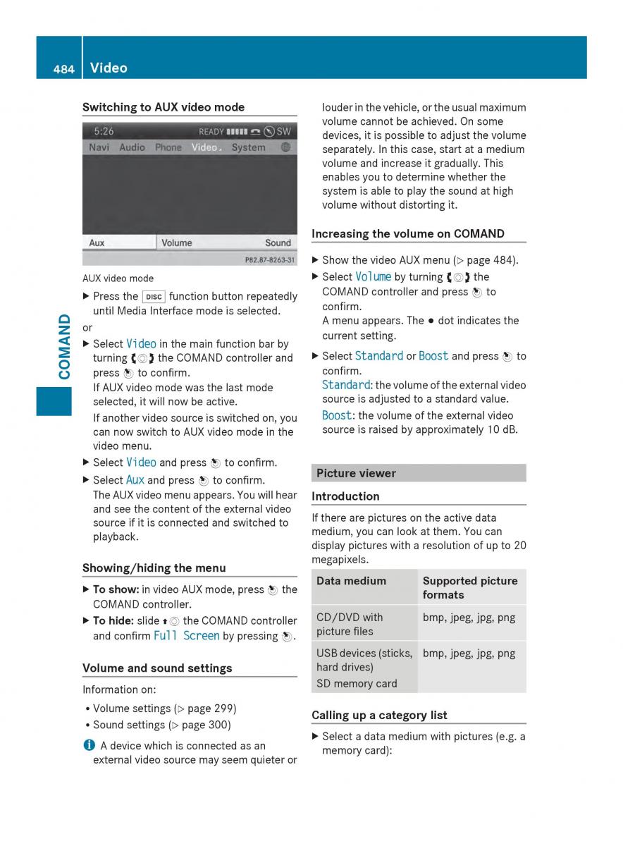 Mercedes Benz SL R231 owners manual / page 486