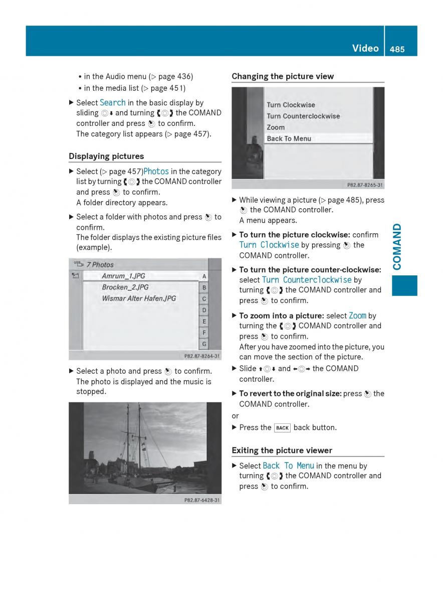 Mercedes Benz SL R231 owners manual / page 487