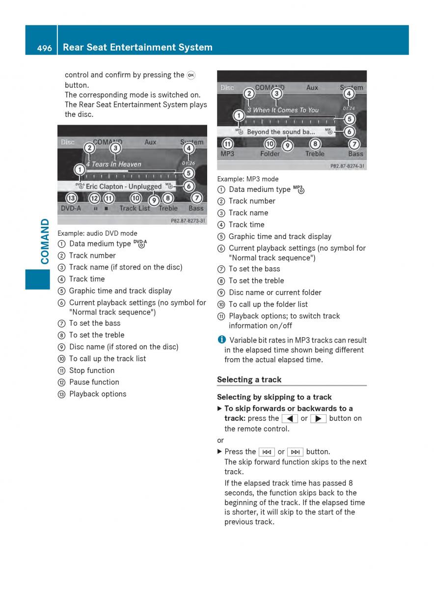 Mercedes Benz SL R231 owners manual / page 498