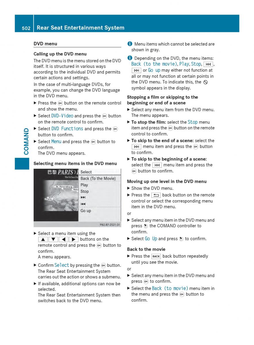 Mercedes Benz SL R231 owners manual / page 504