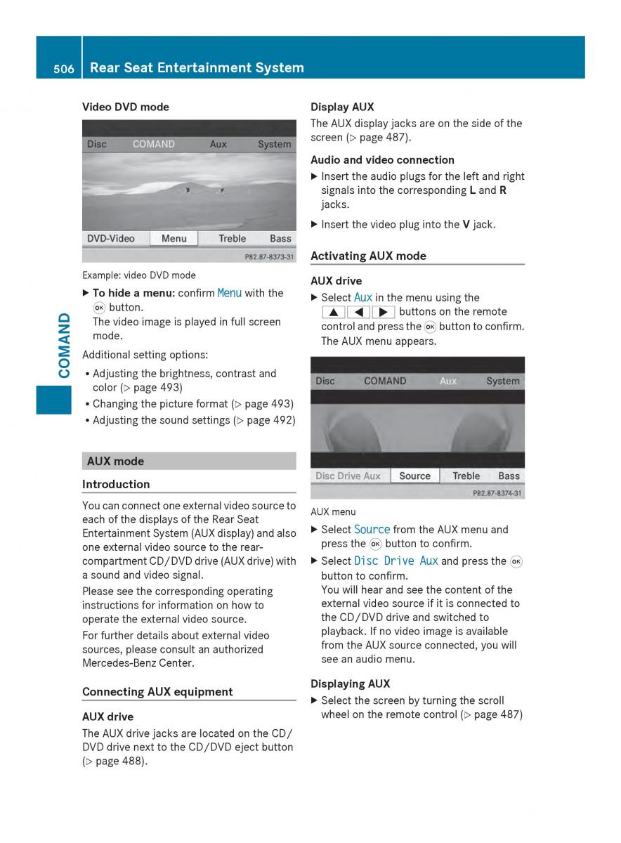 Mercedes Benz SL R231 owners manual / page 508