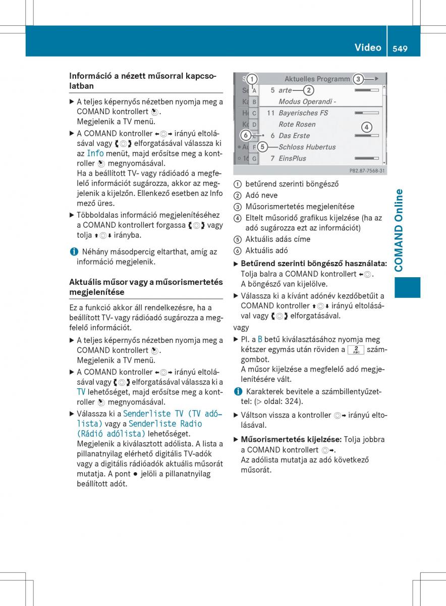 Mercedes Benz SL R231 Kezelesi utmutato / page 551