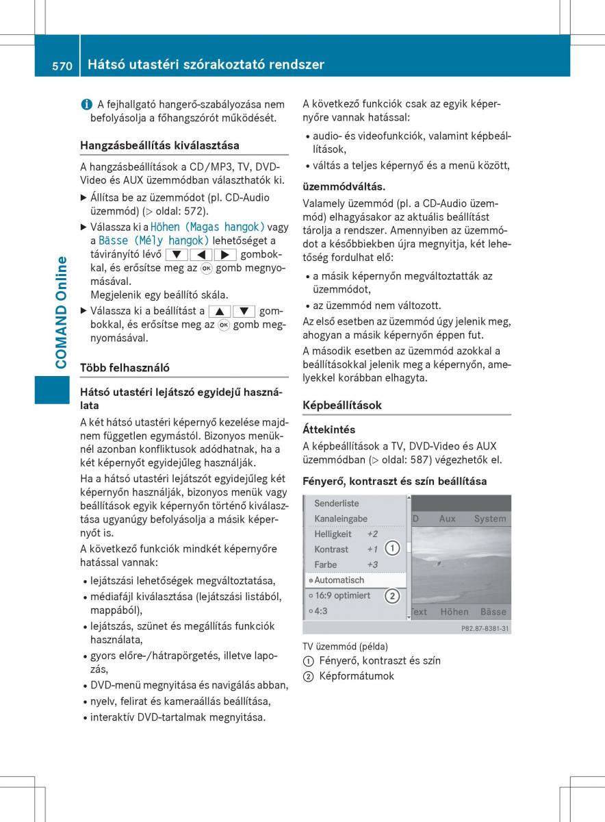 Mercedes Benz SL R231 Kezelesi utmutato / page 572