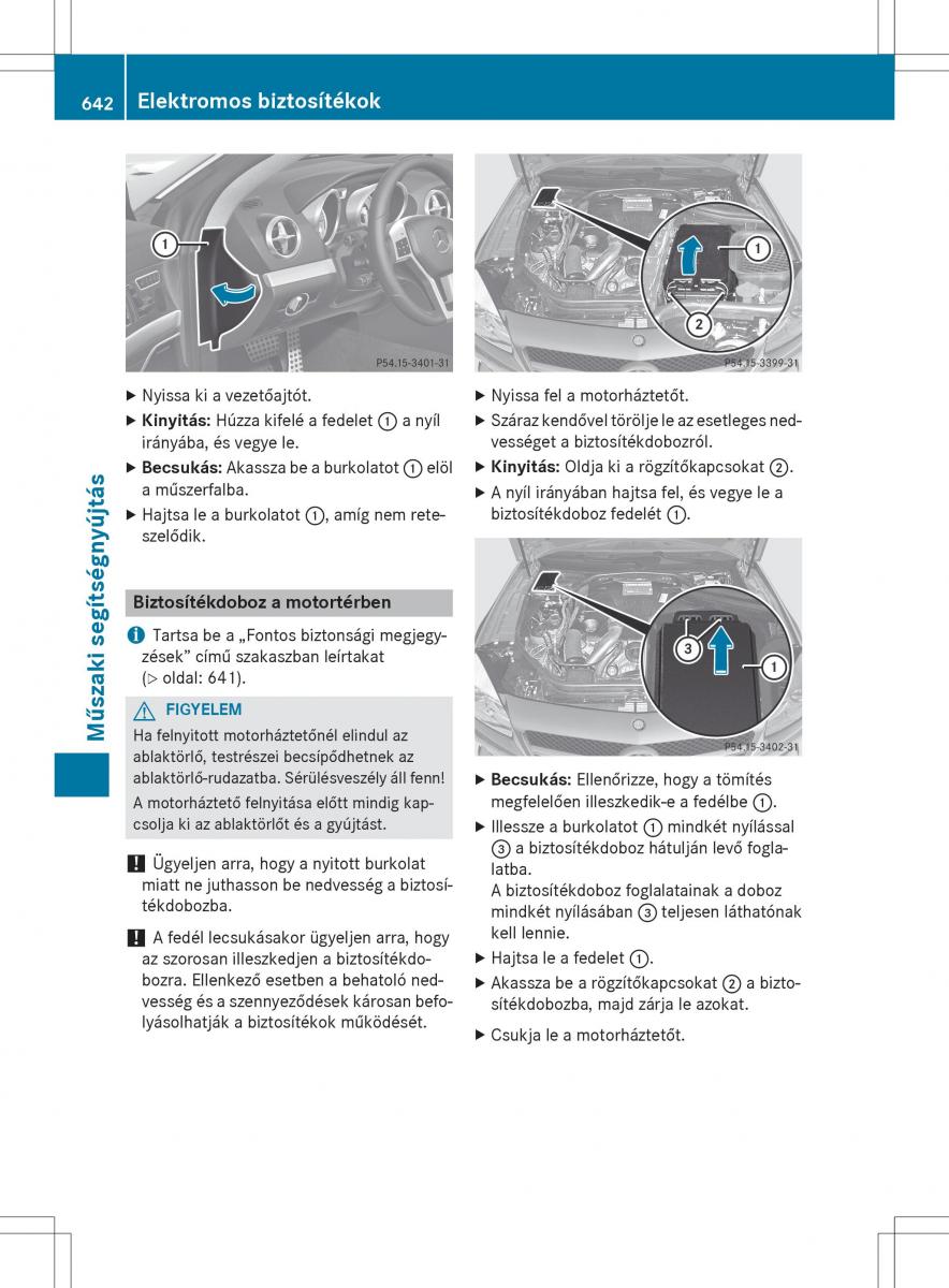 Mercedes Benz SL R231 Kezelesi utmutato / page 644