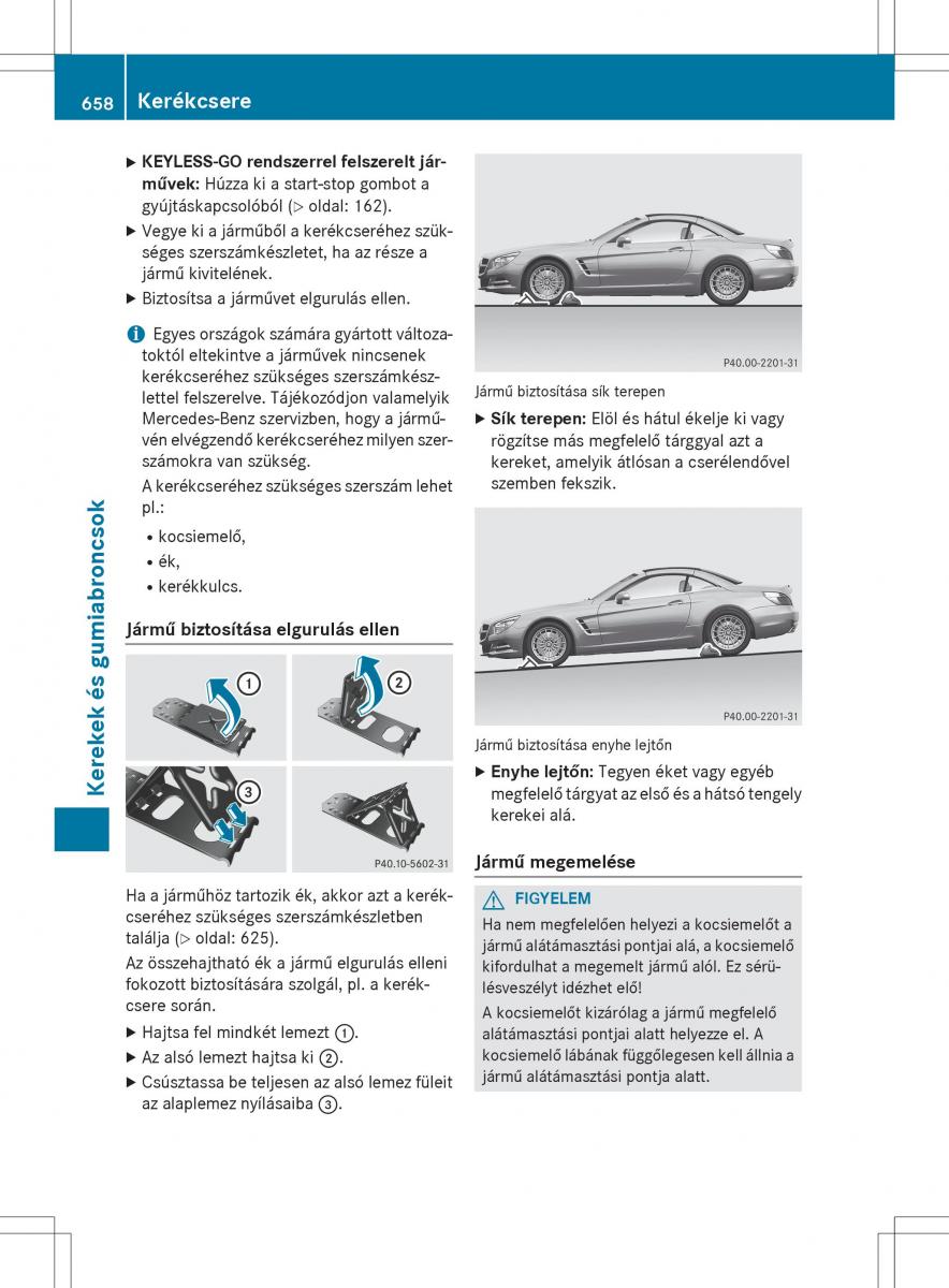 Mercedes Benz SL R231 Kezelesi utmutato / page 660