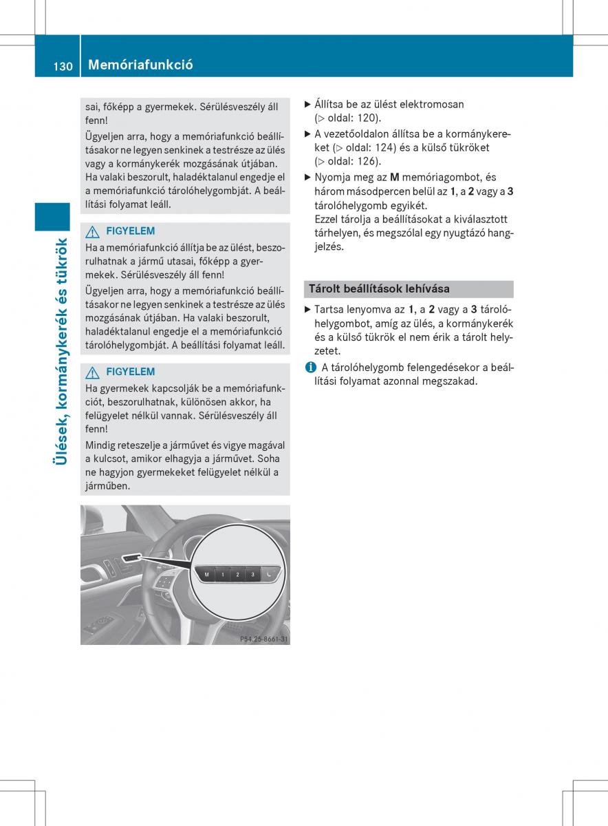 Mercedes Benz SL R231 Kezelesi utmutato / page 132