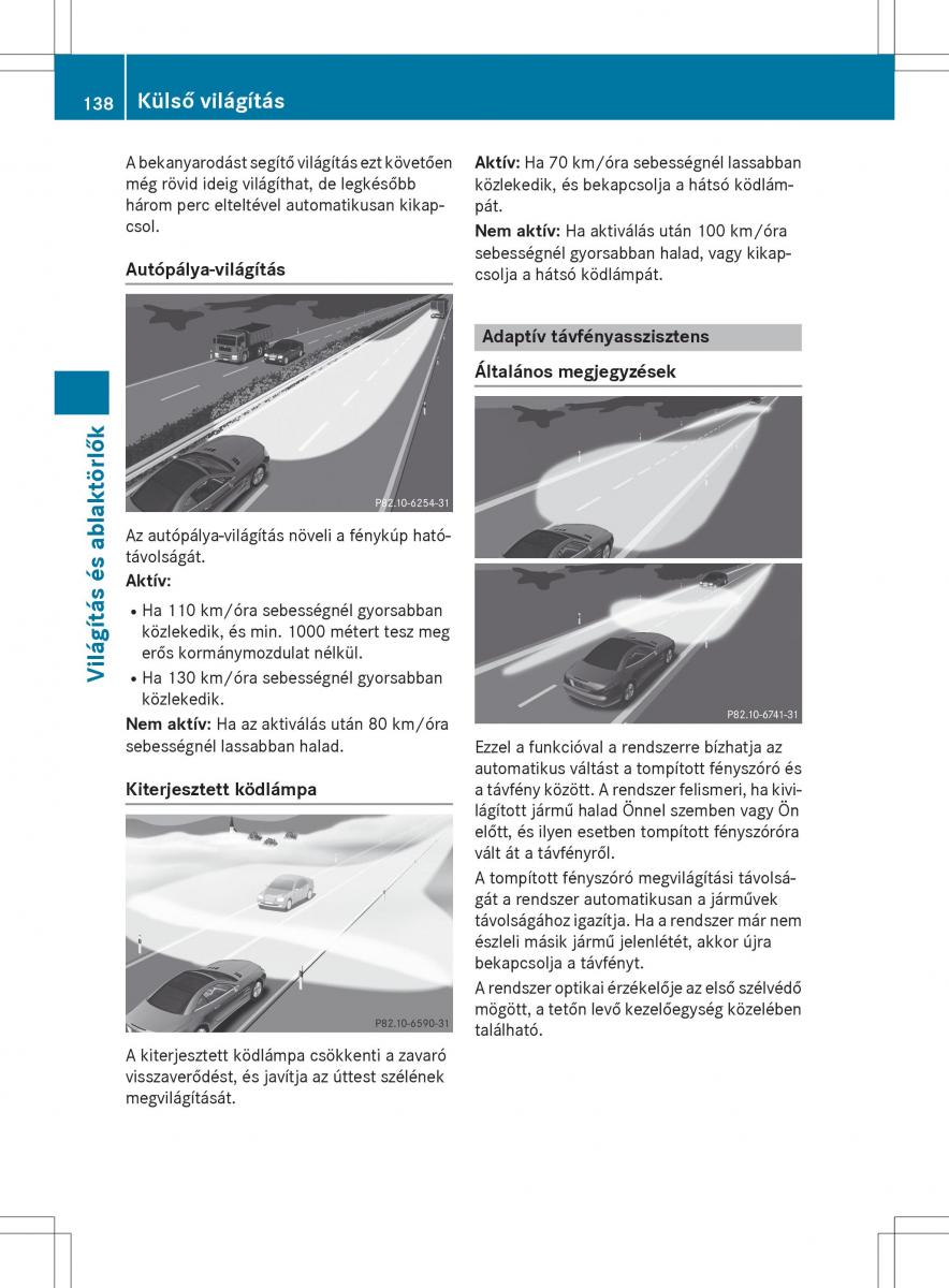 Mercedes Benz SL R231 Kezelesi utmutato / page 140