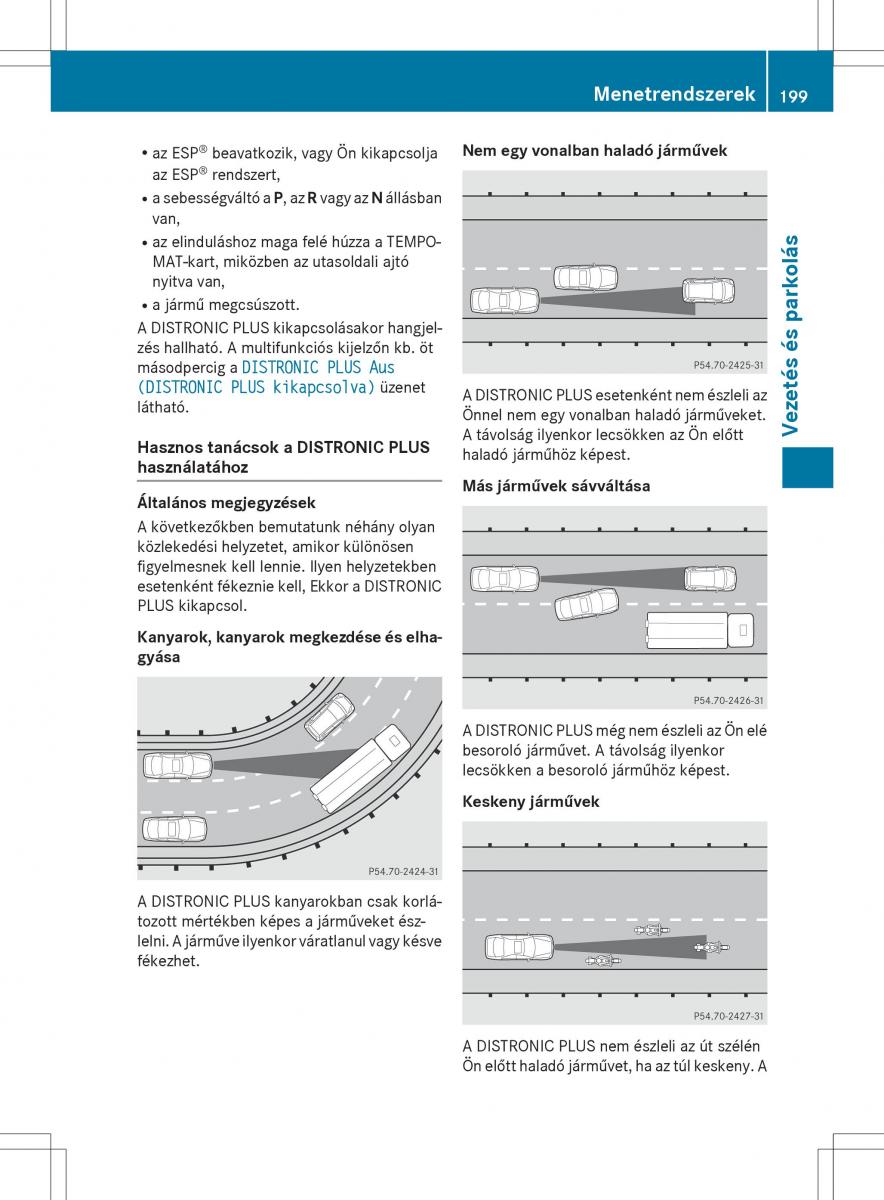 Mercedes Benz SL R231 Kezelesi utmutato / page 201