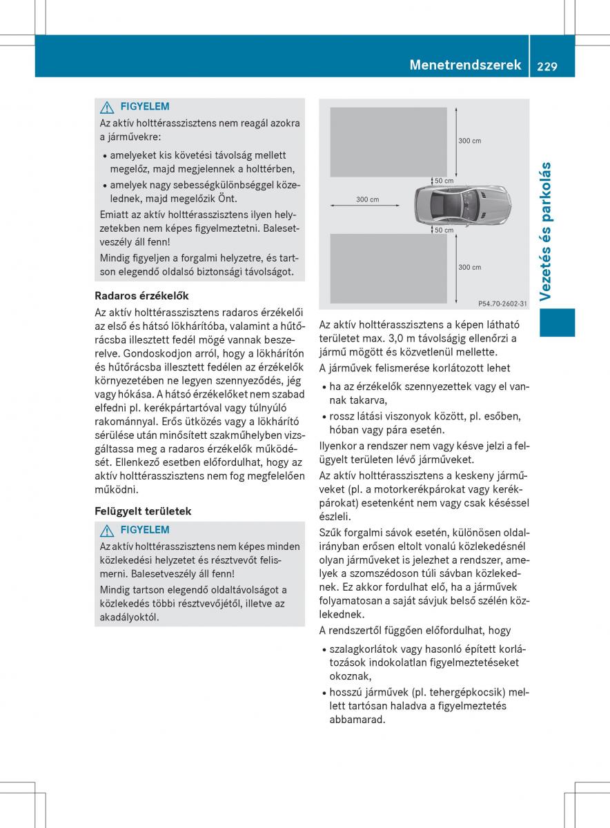 Mercedes Benz SL R231 Kezelesi utmutato / page 231