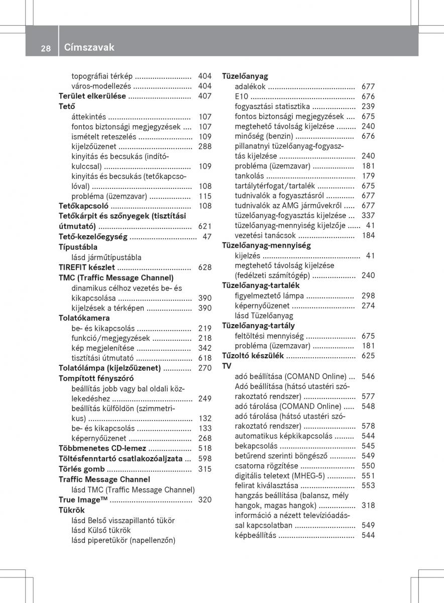 Mercedes Benz SL R231 Kezelesi utmutato / page 30