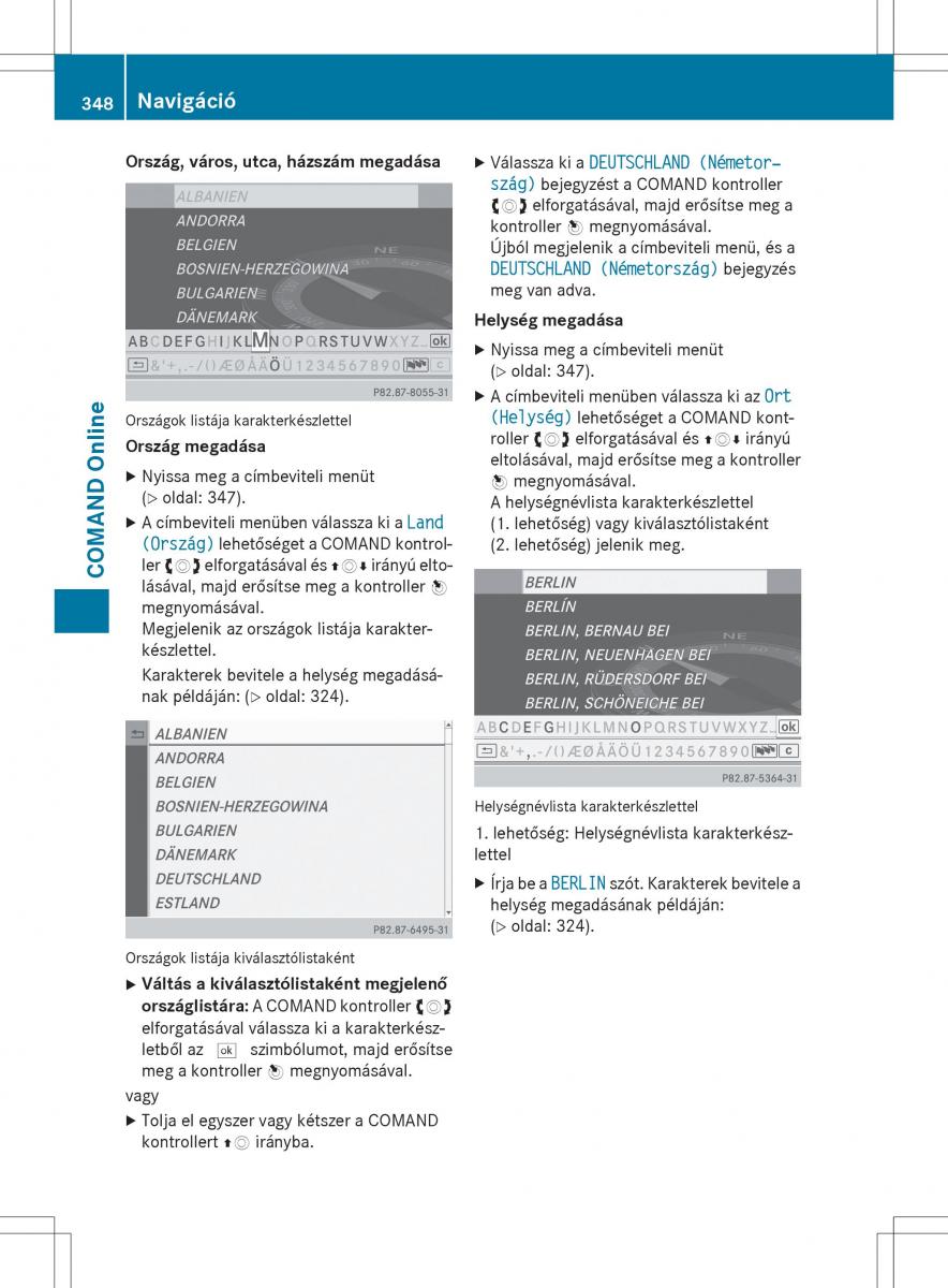 Mercedes Benz SL R231 Kezelesi utmutato / page 350