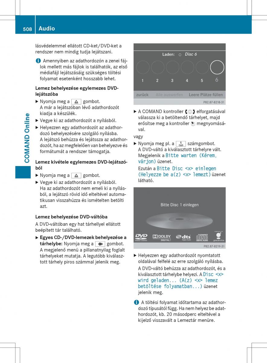 Mercedes Benz SL R231 Kezelesi utmutato / page 510