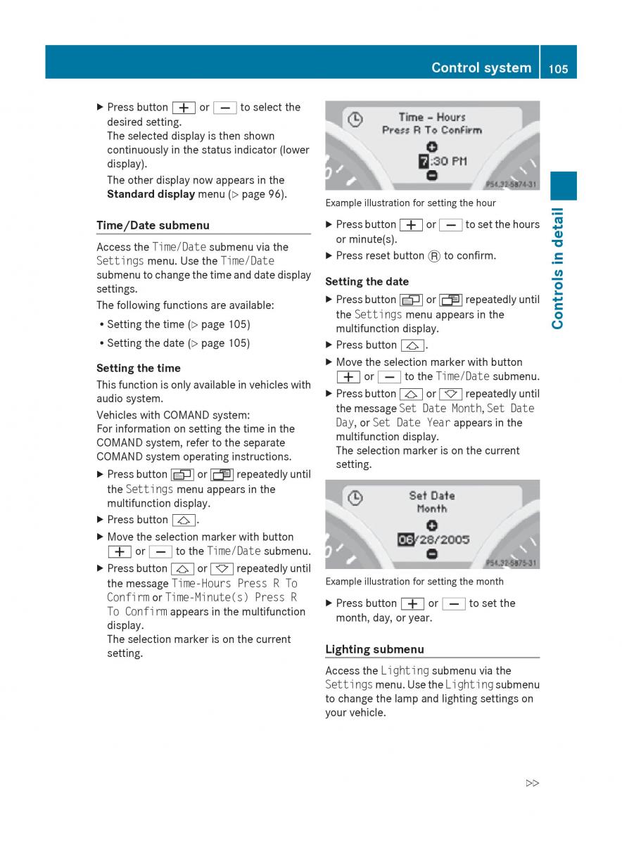 Mercedes Benz SLK R171 owners manual / page 107