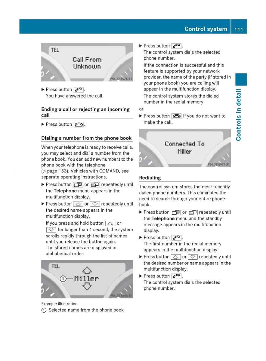 Mercedes Benz SLK R171 owners manual / page 113