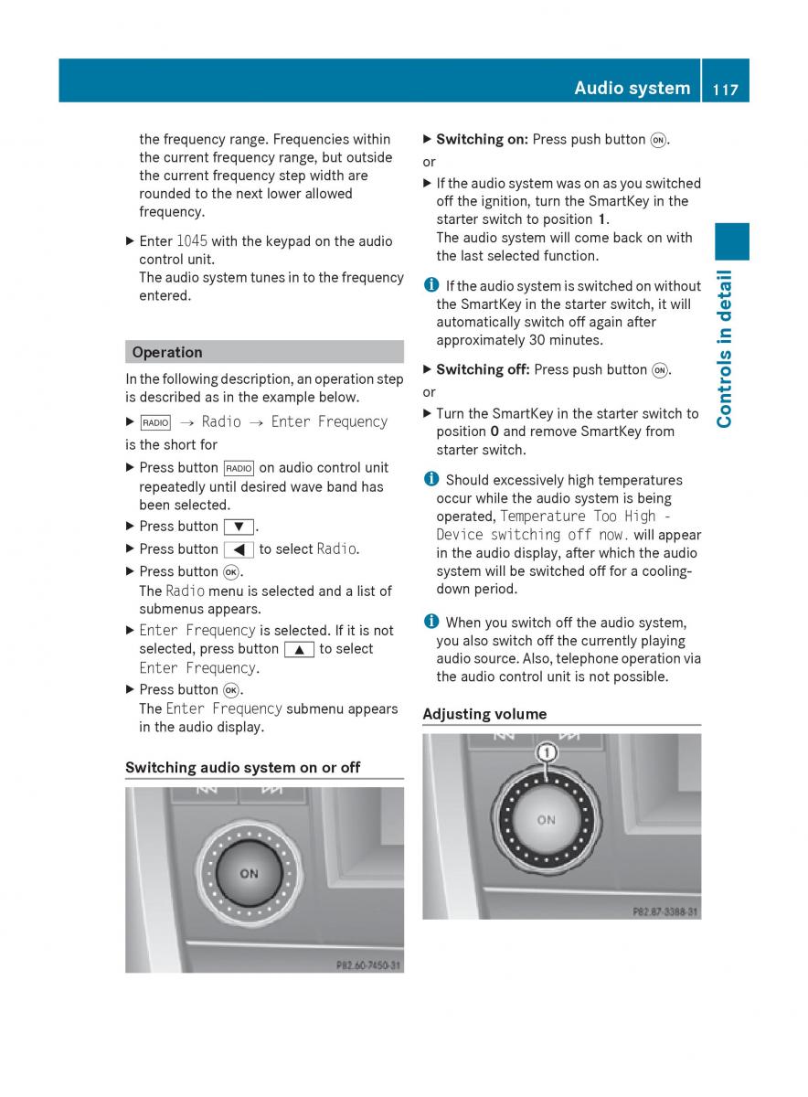 Mercedes Benz SLK R171 owners manual / page 119