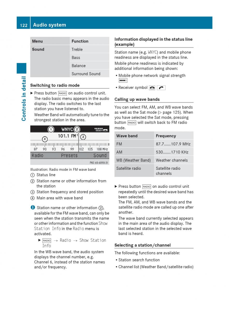 Mercedes Benz SLK R171 owners manual / page 124