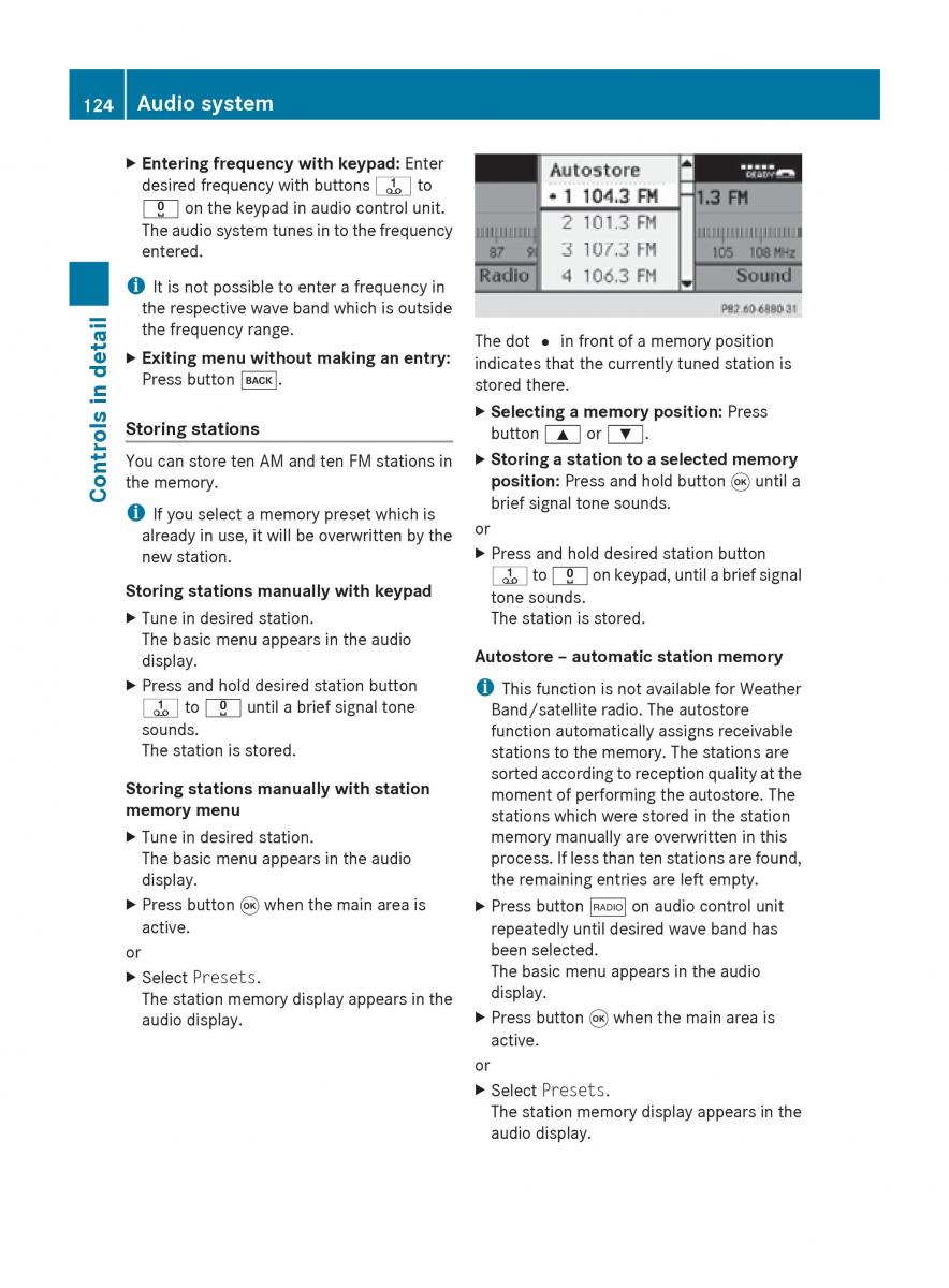 Mercedes Benz SLK R171 owners manual / page 126