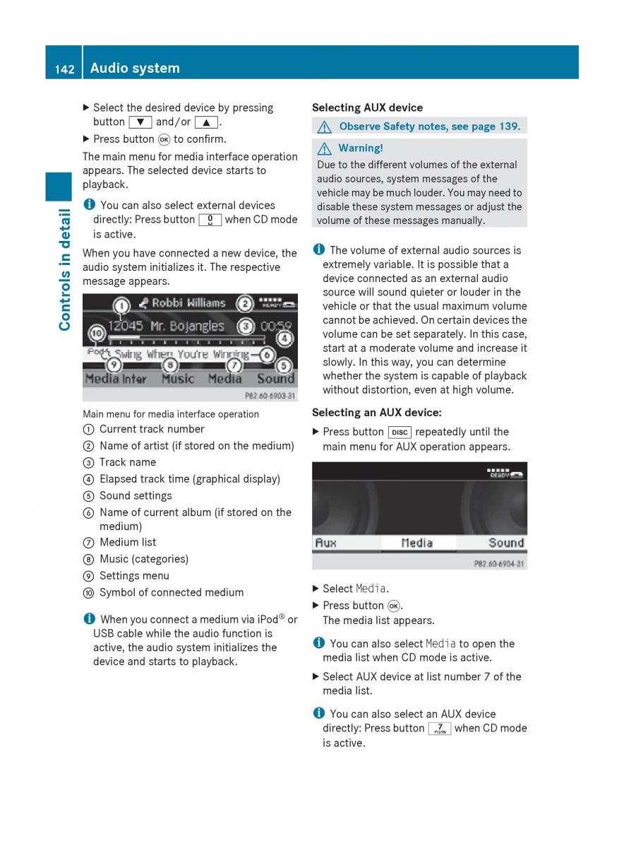 Mercedes Benz SLK R171 owners manual / page 144