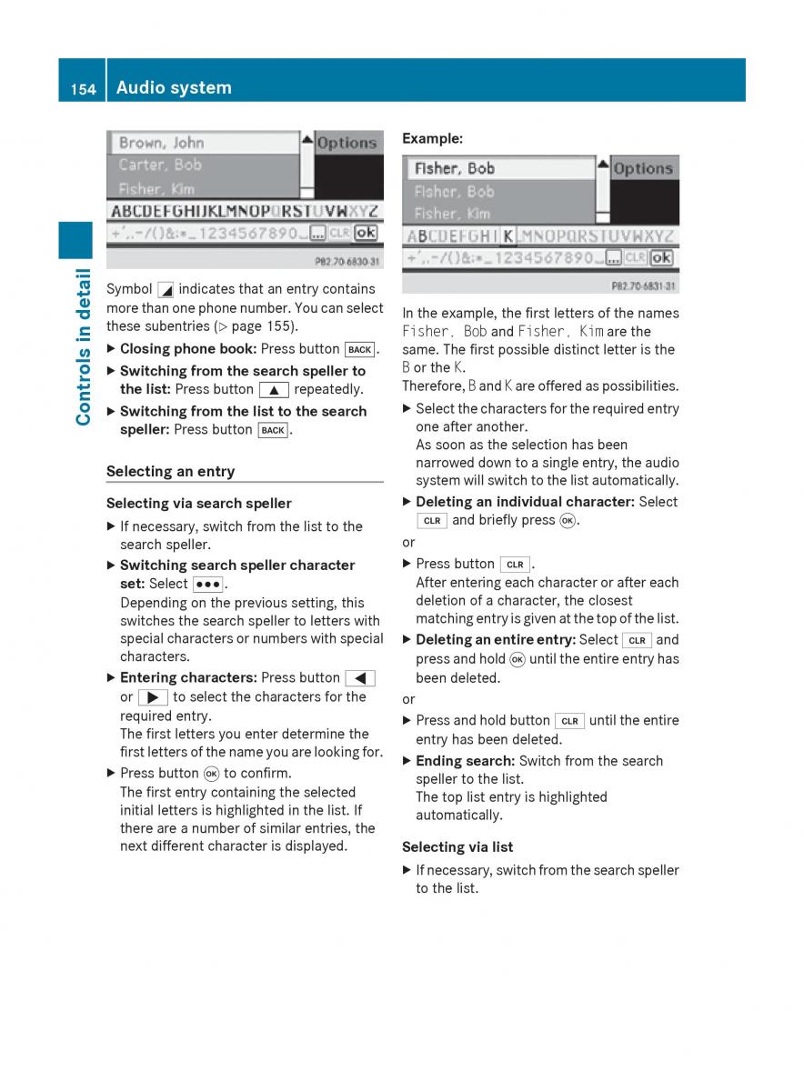 Mercedes Benz SLK R171 owners manual / page 156