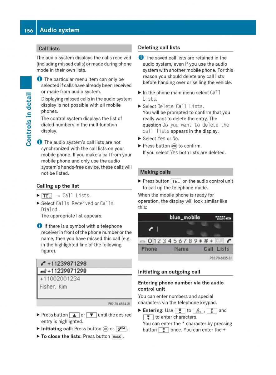 Mercedes Benz SLK R171 owners manual / page 158