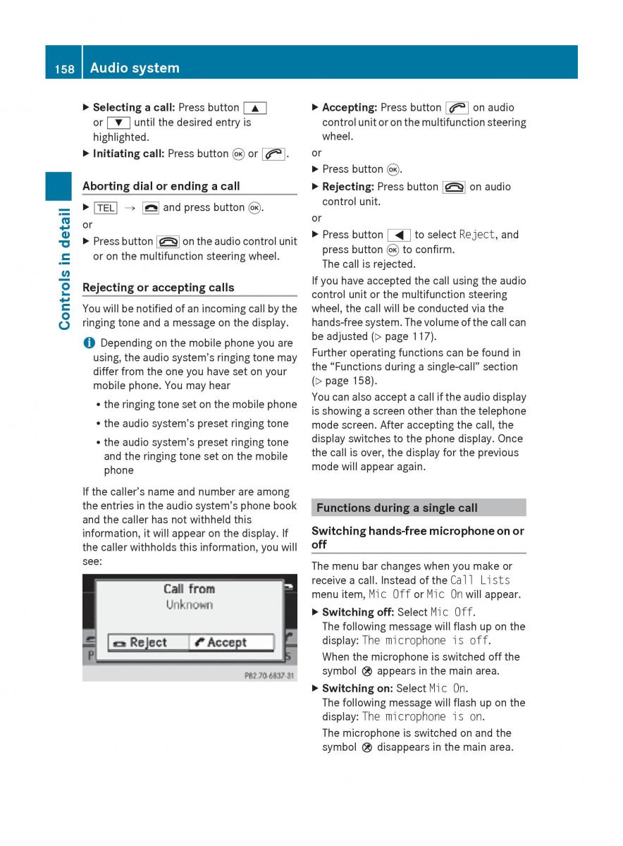 Mercedes Benz SLK R171 owners manual / page 160