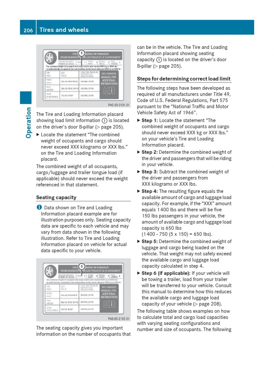 Mercedes Benz SLK R171 owners manual / page 208