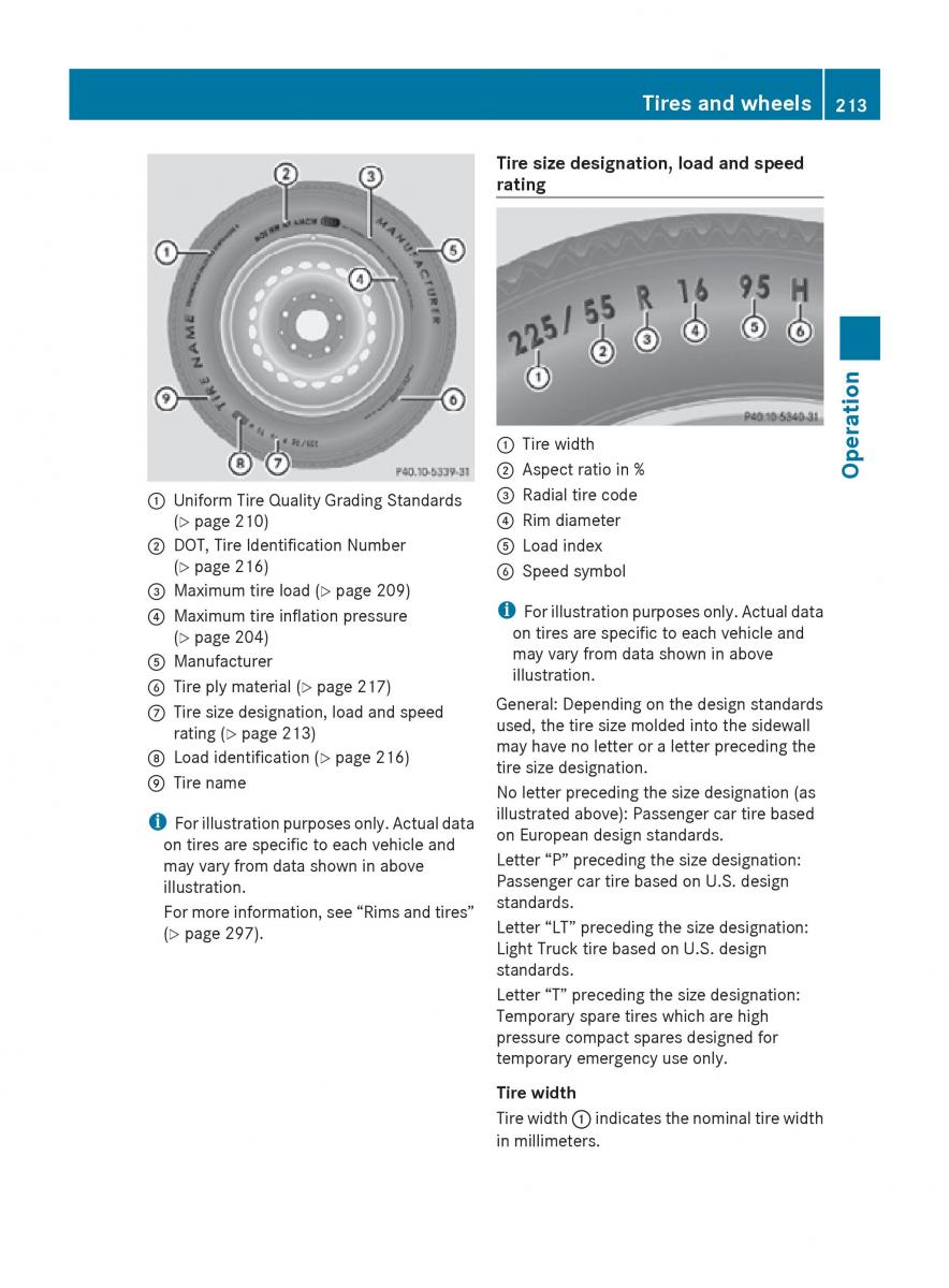 Mercedes Benz SLK R171 owners manual / page 215