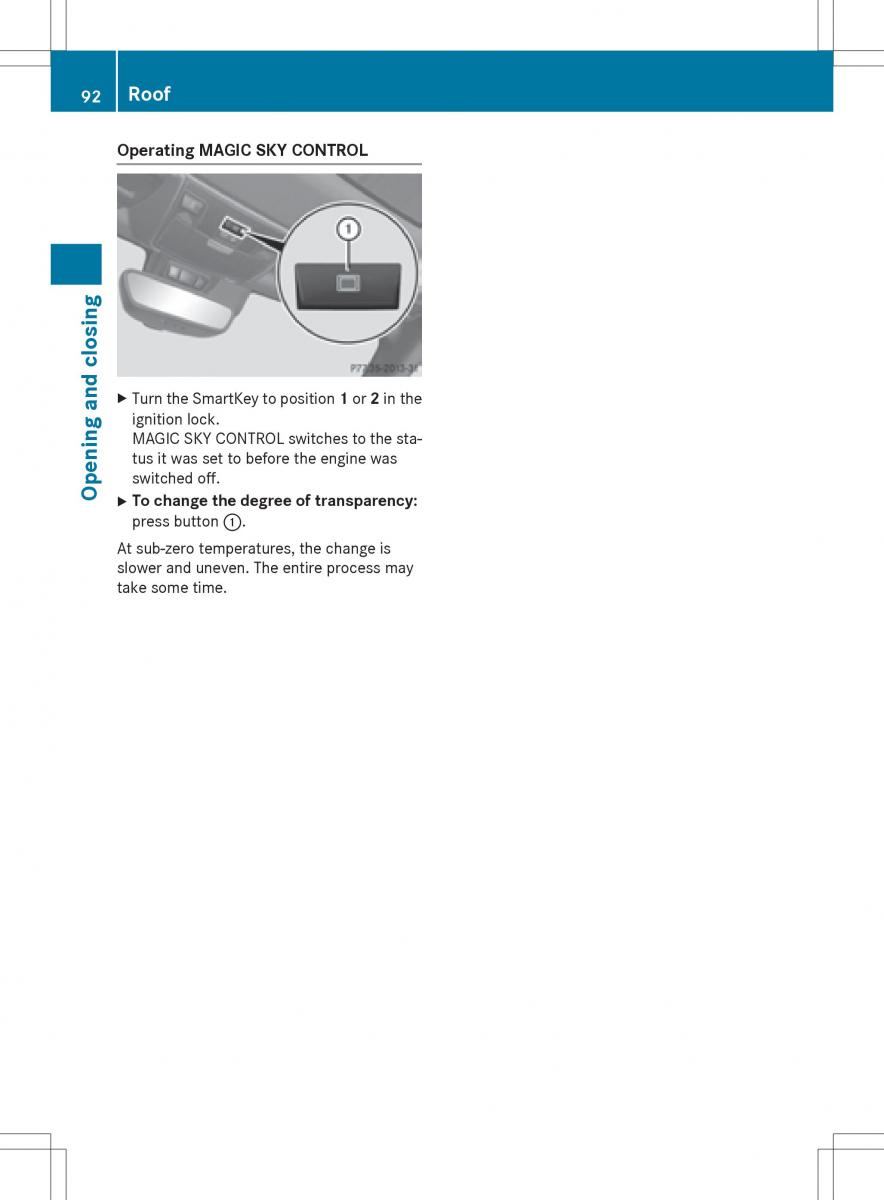 Mercedes Benz SLK R172 owners manual / page 94