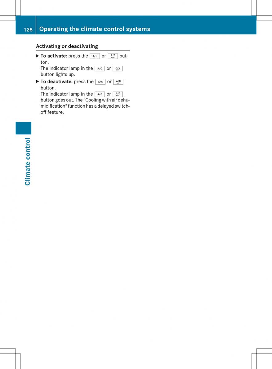 Mercedes Benz SLK R172 owners manual / page 130