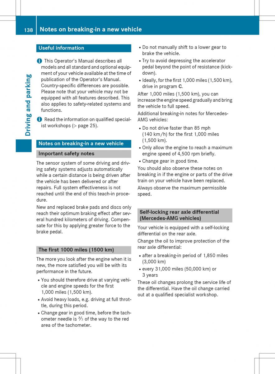 Mercedes Benz SLK R172 owners manual / page 140