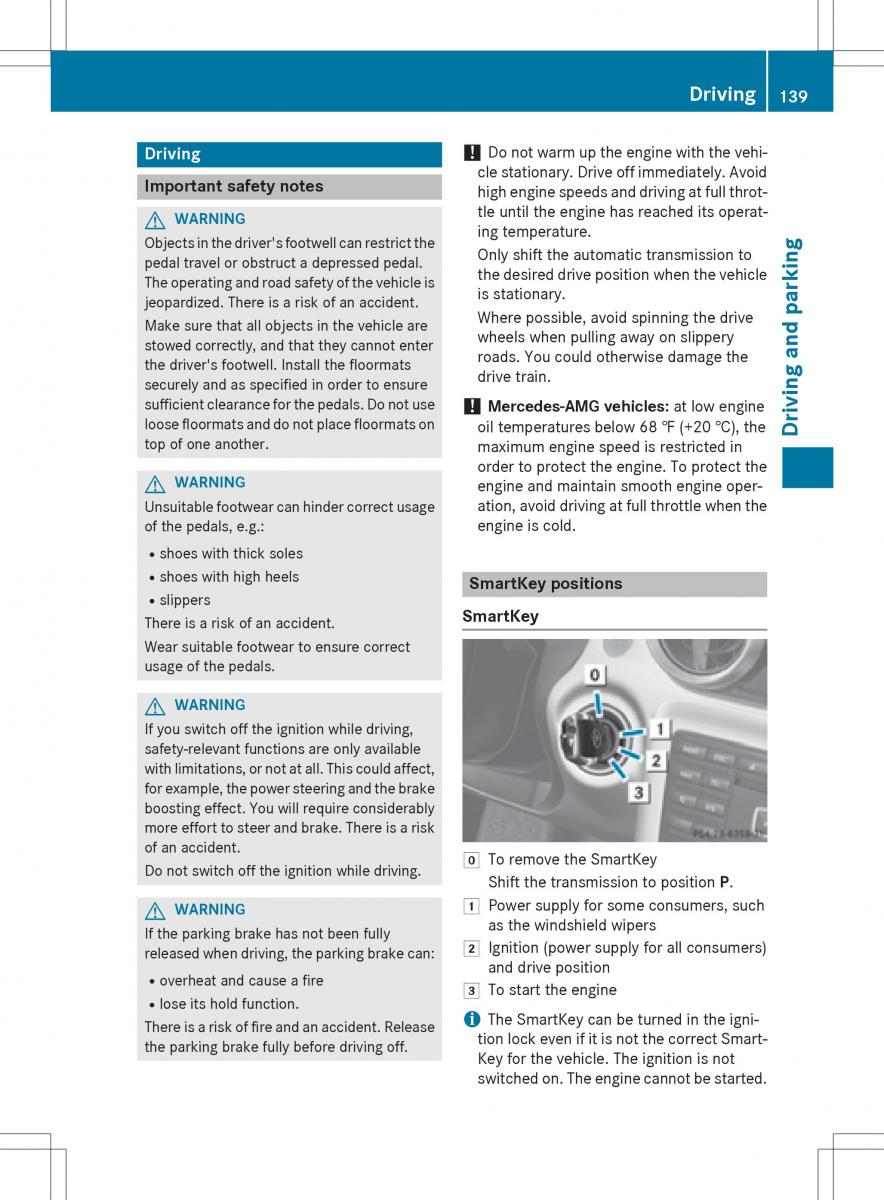 Mercedes Benz SLK R172 owners manual / page 141