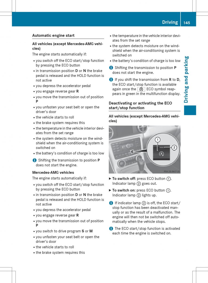 Mercedes Benz SLK R172 owners manual / page 147