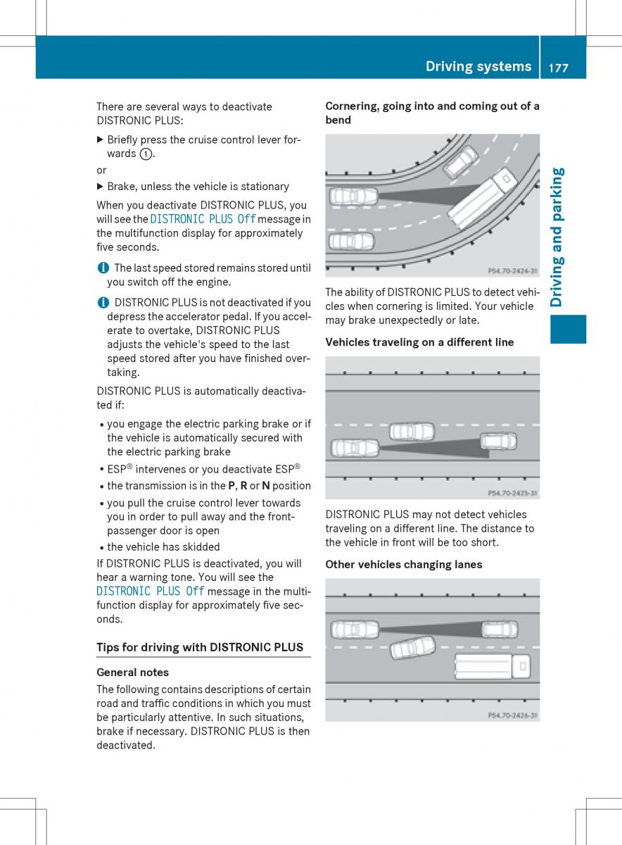 Mercedes Benz SLK R172 owners manual / page 179