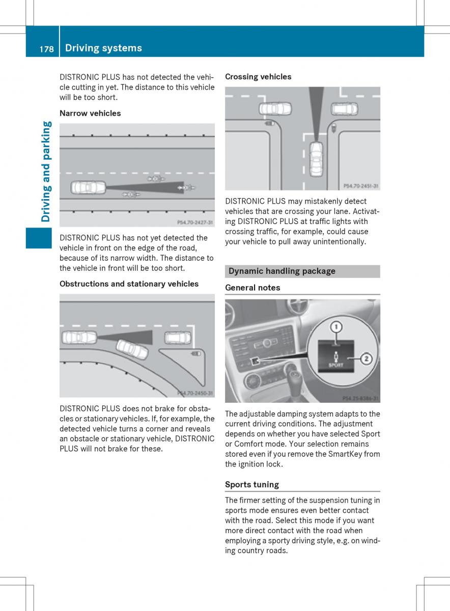 Mercedes Benz SLK R172 owners manual / page 180