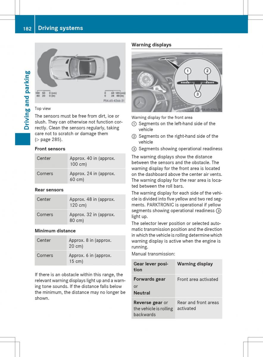 Mercedes Benz SLK R172 owners manual / page 184