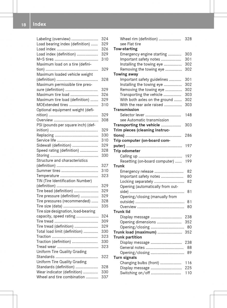 Mercedes Benz SLK R172 owners manual / page 20