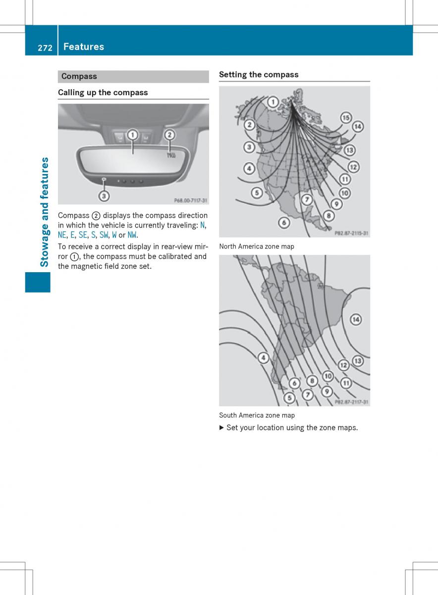 Mercedes Benz SLK R172 owners manual / page 274