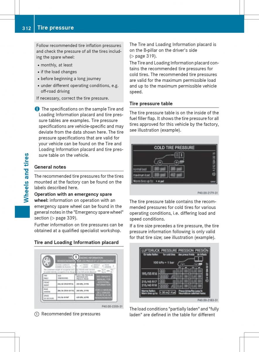 Mercedes Benz SLK R172 owners manual / page 314