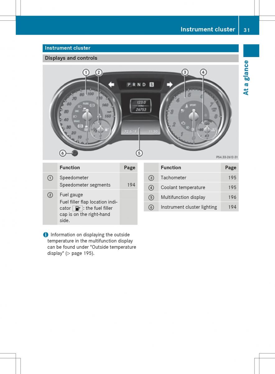 Mercedes Benz SLK R172 owners manual / page 33