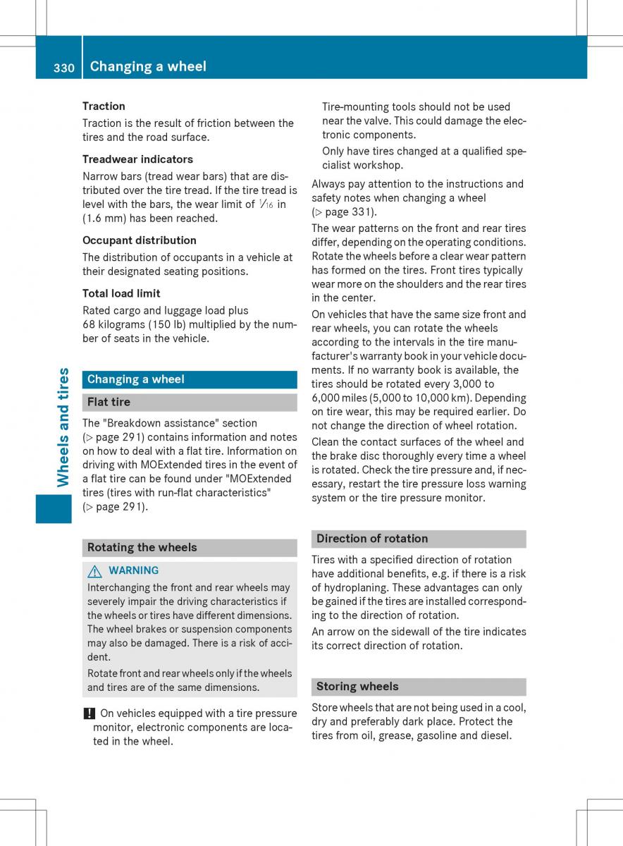 Mercedes Benz SLK R172 owners manual / page 332