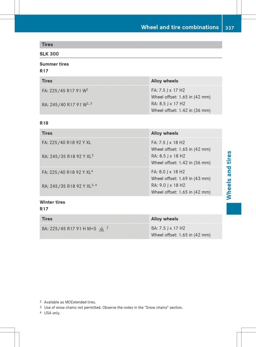 Mercedes Benz SLK R172 owners manual / page 339