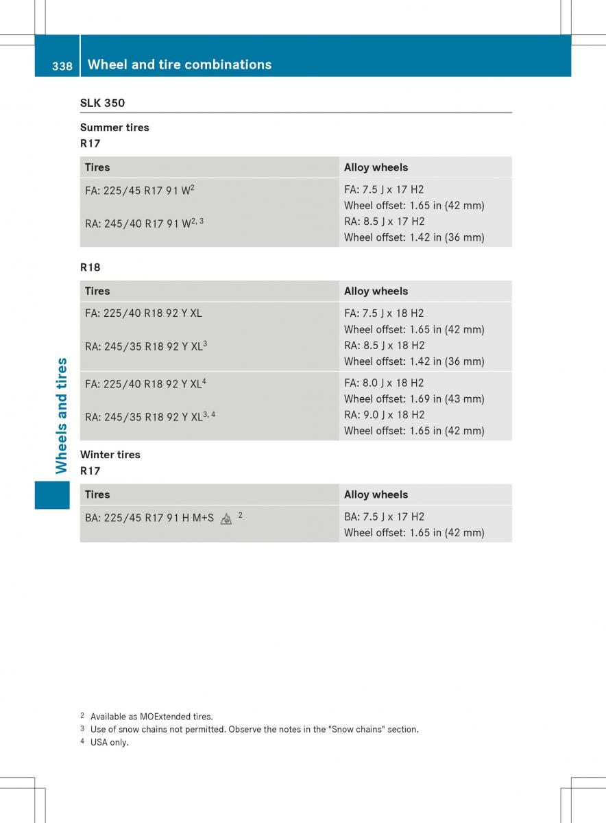 Mercedes Benz SLK R172 owners manual / page 340